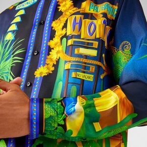 Versace Palm Springs Silk Shirt